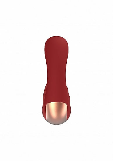 Elegance Dual Motor Clitoral Stimulator Fancy Red